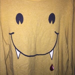 Mustard Wildfox Vampire jumper